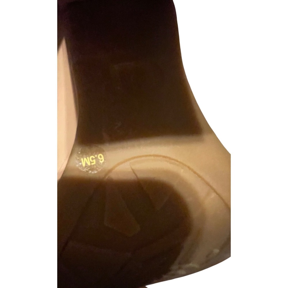 GB Gianni Bini Nude Patent Multi Strap Platform Block Heel Mary Janes 6.5M - Picture 3 of 11